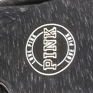 Women's Love Pink grey sweatshirt size small petite Pink